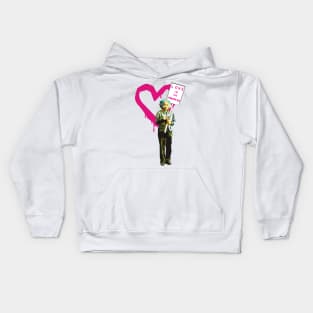 banksy pop art Kids Hoodie